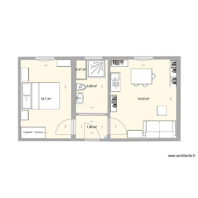 alexandre dumas. Plan de 0 pièce et 0 m2