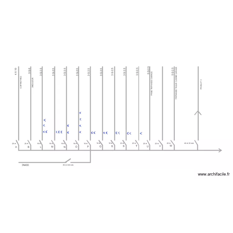 hamid coffret C101. Plan de 