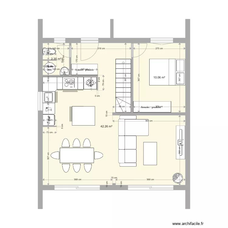 Maison Projet 1 - 110m2. Plan de 