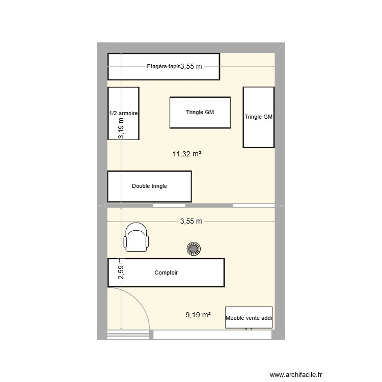 Tsiadana. Plan de 0 pièce et 0 m2 Tsiadana. Plan de 0 pièce et 0 m2