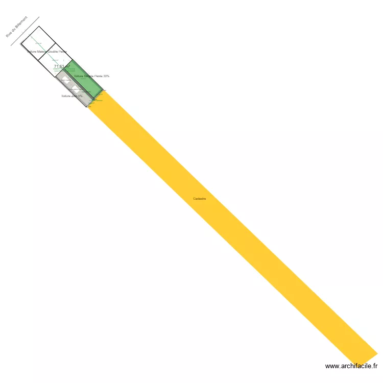 Roncq Extension &agrave; R&eacute;nov&eacute;. Plan de 