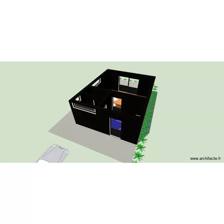 Cabinet 2.0. Plan de 4 Pièces et 30 m² Cabinet 2.0. Plan de 4 Pièces et 30 m²