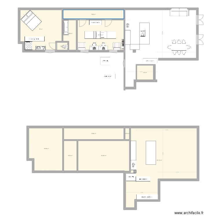 SIMON BOLIVAR V2. Plan de 12 pièces et 180 m2