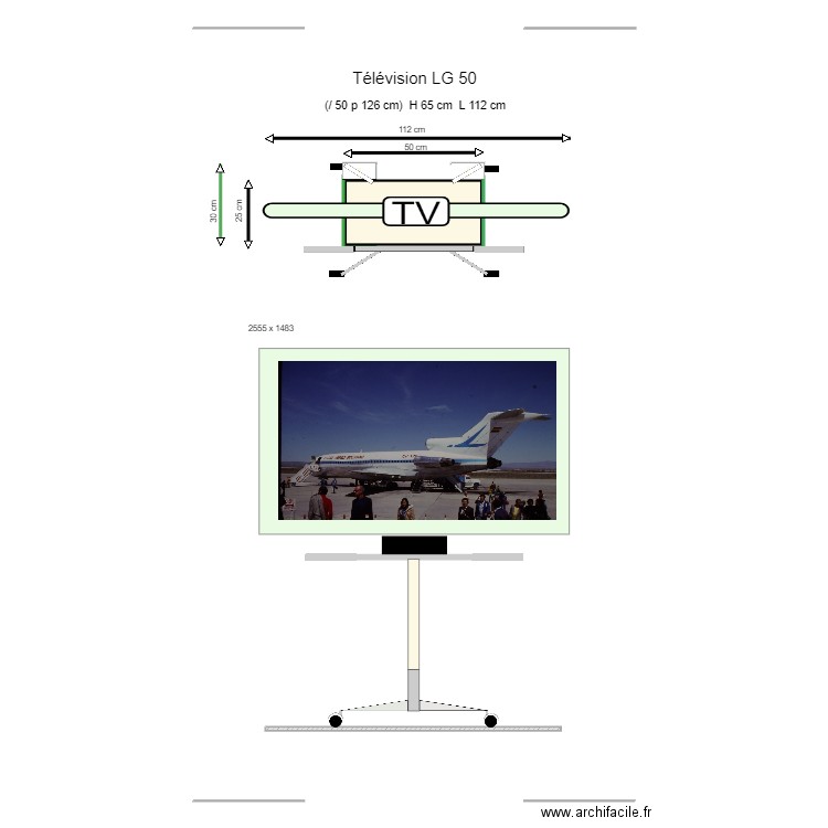 I- 01 Télévision 26. Plan de 0 pièce et 0 m2