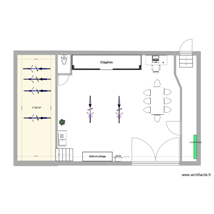 Atelier BVC. Plan de 0 pièce et 0 m2