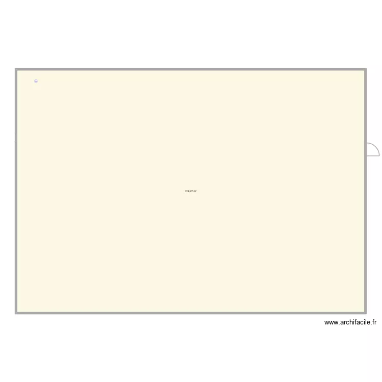 francis. Plan de 1 Pièce et 319 m²