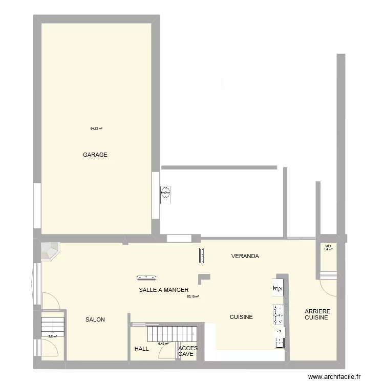 Rdc Projet P4. Plan de Rdc Projet P4. Plan de
