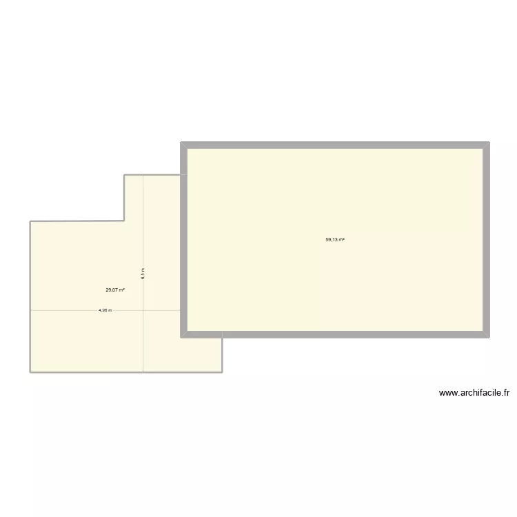 MAXIME. Plan de 2  et 88 m²