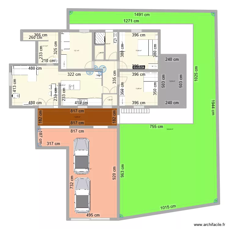 Maison Balan. Plan de 