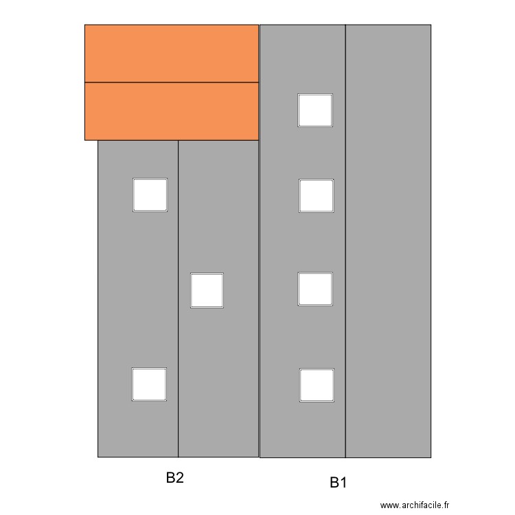 Toiture bureaux modifiée 2. Plan de 0 pièce et 0 m2