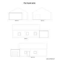 PLAN DE FACADE apr&egrave;s - LE MICHEL