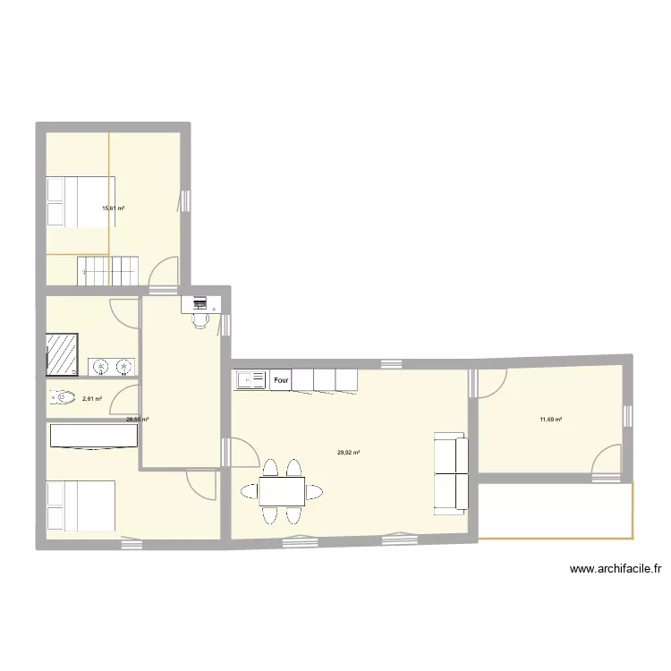Chastan gauche. Plan de Chastan gauche. Plan de