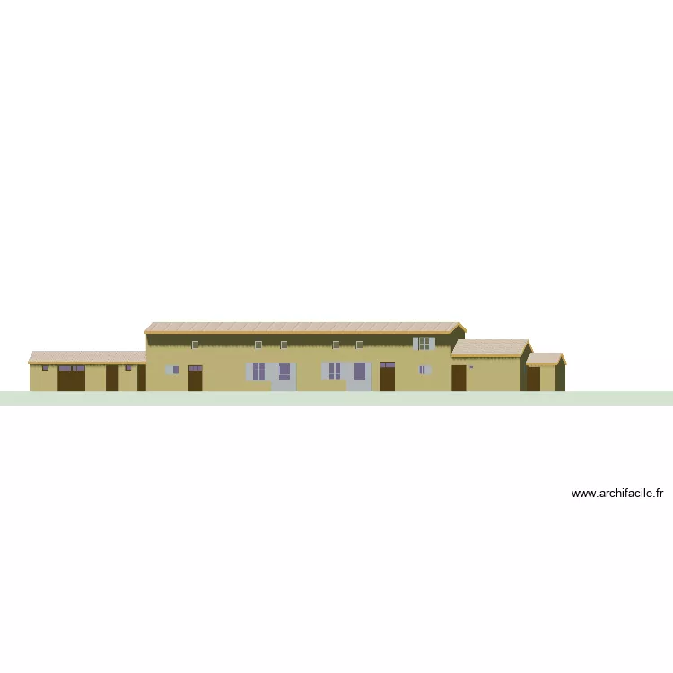 plans façades. Plan de 11 et 301 m² plans façades. Plan de 11 et 301 m²