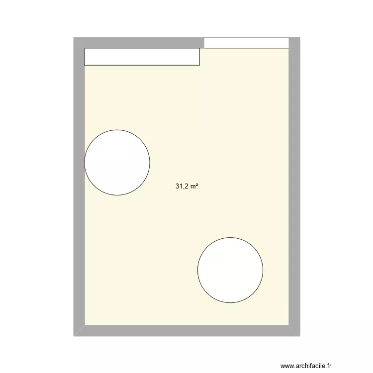Salle 2 mariage. Plan de 1 et 31 m² Salle 2 mariage. Plan de 1 et 31 m²