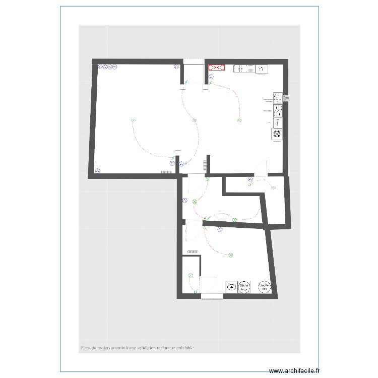 fourque. Plan de 0 pièce et 0 m2