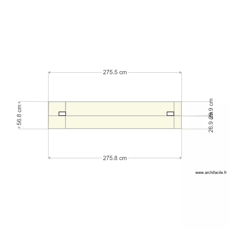 MIROIR VINCENNES. Plan de 