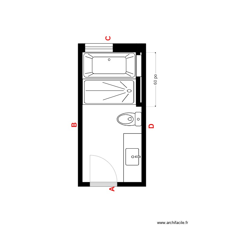 Laroche &eacute;tage. Plan de 0 pièce et 0 m2