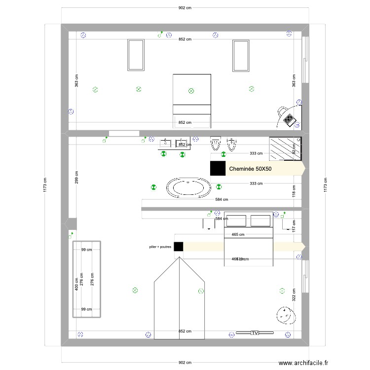 maison sauze. Plan de 0 pièce et 0 m2