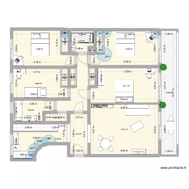 Montpellier#02. Plan de 17 et 126 m² Montpellier#02. Plan de 17 et 126 m²