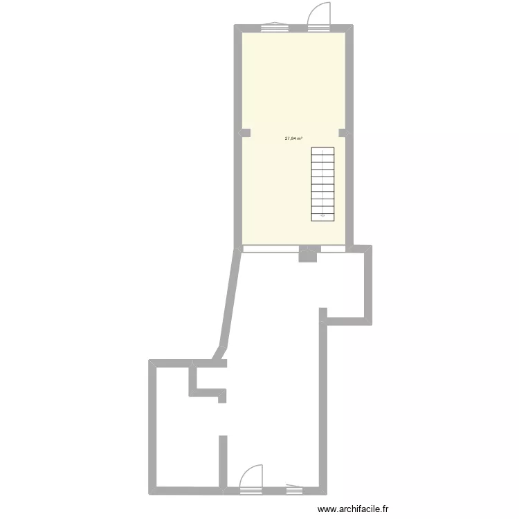 pLAN BAS DE LA MAISO?. Plan de 1 et 28 m² pLAN BAS DE LA MAISO?. Plan de 1 et 28 m²