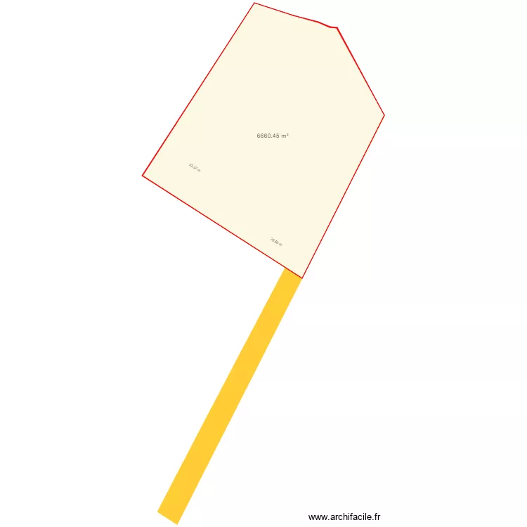 MURET 127  Lacombe - fond de plan. Plan de 