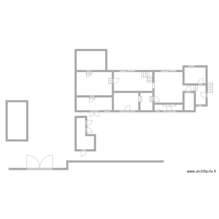 ALLEAU. Plan de 12 pièces et 147 m2