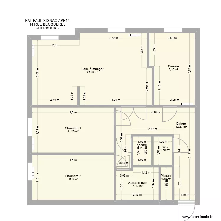BAT PAUL SIGNAC LGT14. Plan de 9 et 78 m² BAT PAUL SIGNAC LGT14. Plan de 9 et 78 m²