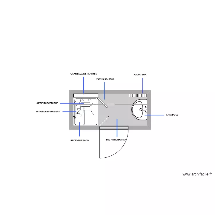 CHIEM cindy. Plan de 