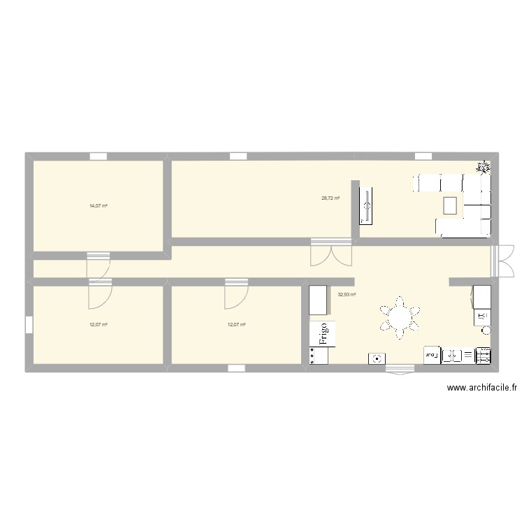 maison la zer. Plan de 0 pièce et 0 m2