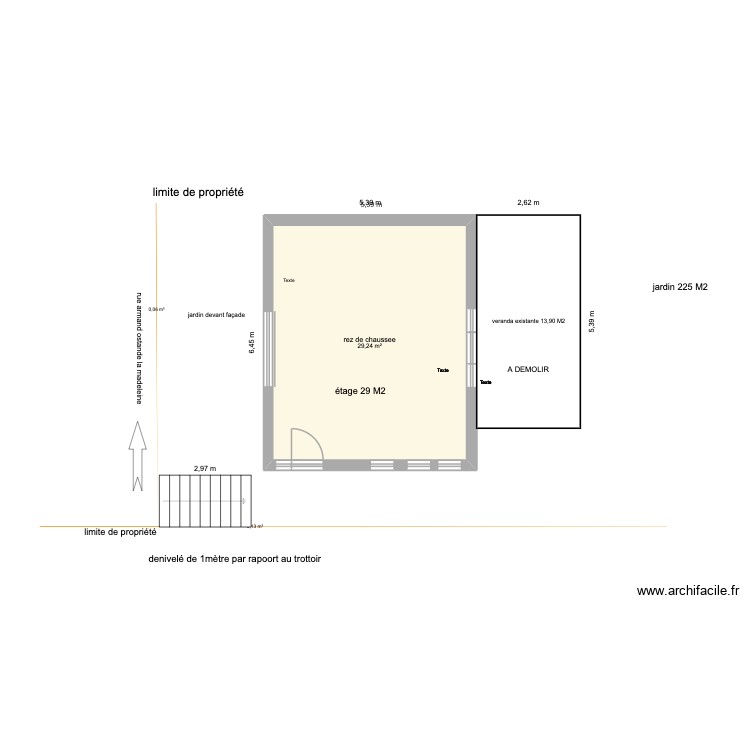 PLAN DE MASSE. Plan de 0 pièce et 0 m2