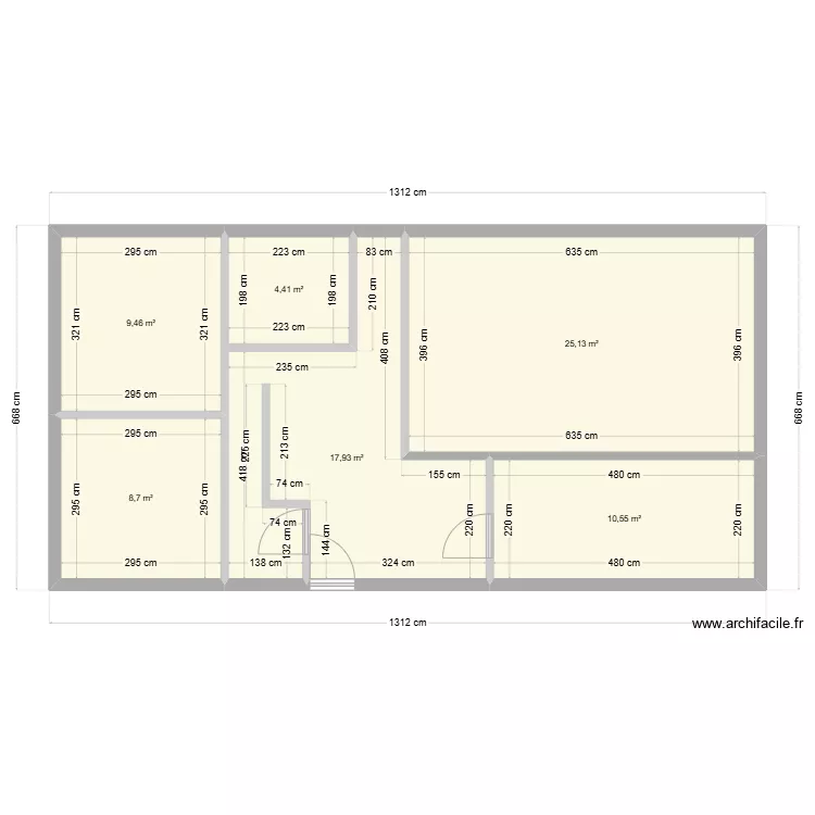 Plan Appart Matteotti 01. Plan de Plan Appart Matteotti 01. Plan de