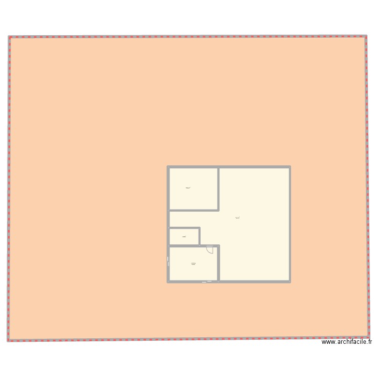 House 1. Plan de 4 pièces et 1816 m2