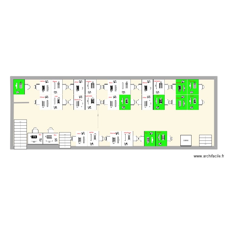 BureauDev 4. Plan de 1 pièce et 104 m2