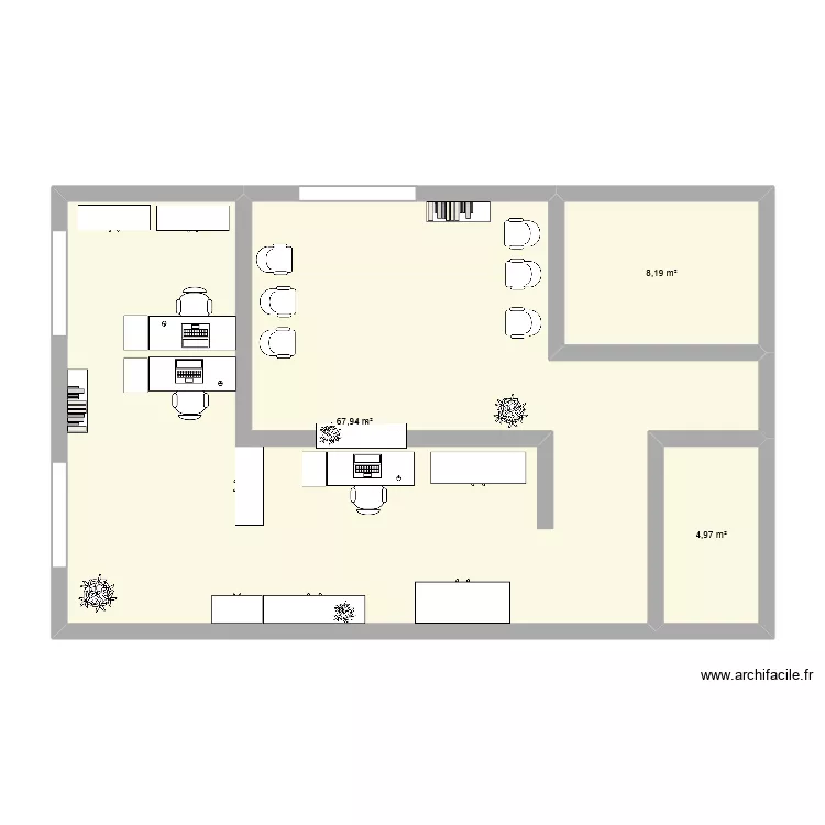 PLAN 3. Plan de 3  et 81 m²