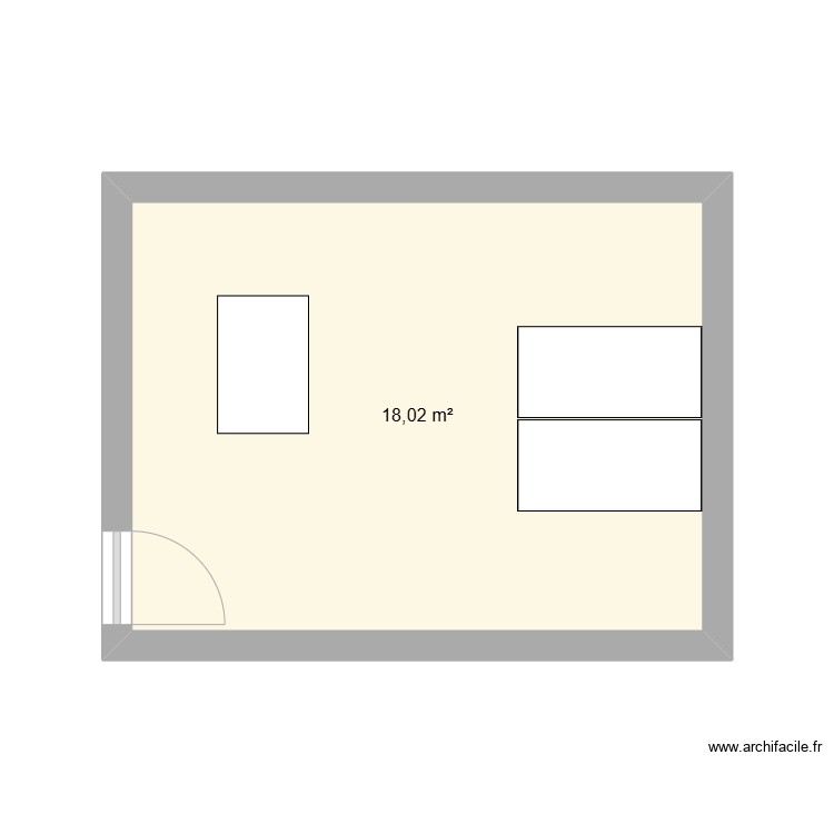 bureau 2. Plan de 0 pièce et 0 m2