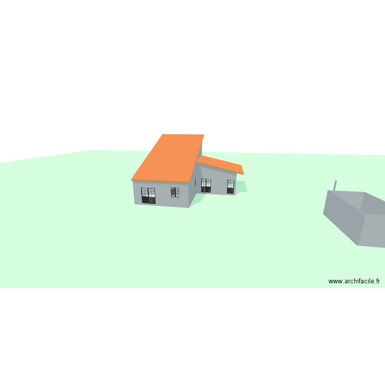 plan ste Marie 3DD. Plan de 6 pièces et 56 m2