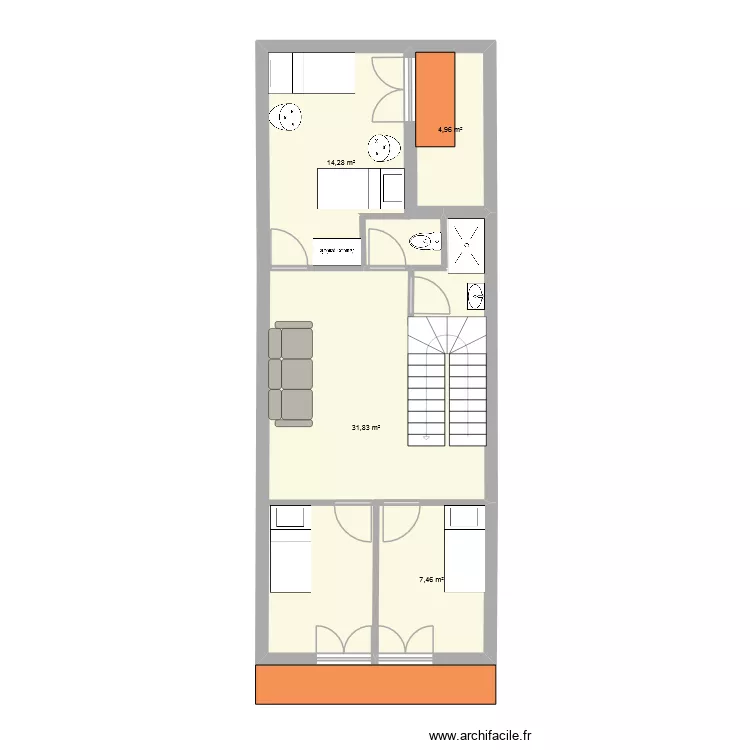 taza2. Plan de 4 et 59 m² taza2. Plan de 4 et 59 m²