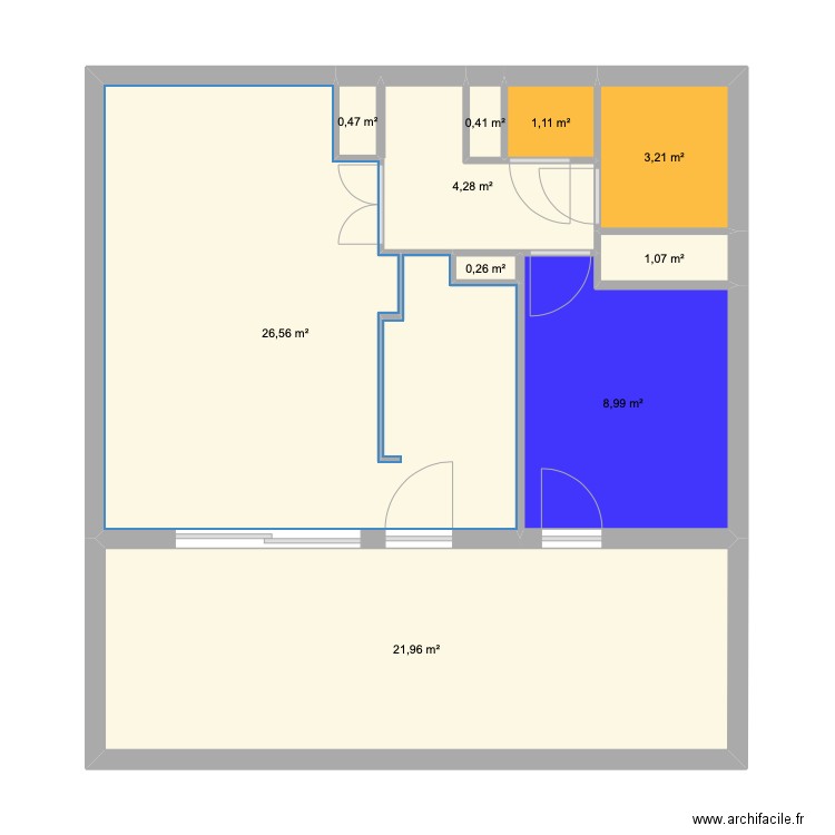 Plan origine. Plan de 0 pièce et 0 m2
