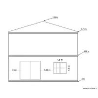face lat&eacute;rale gauche modifi&eacute;e Assas