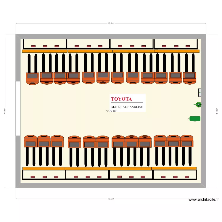 CARREFOUR AULNAY. Plan de 