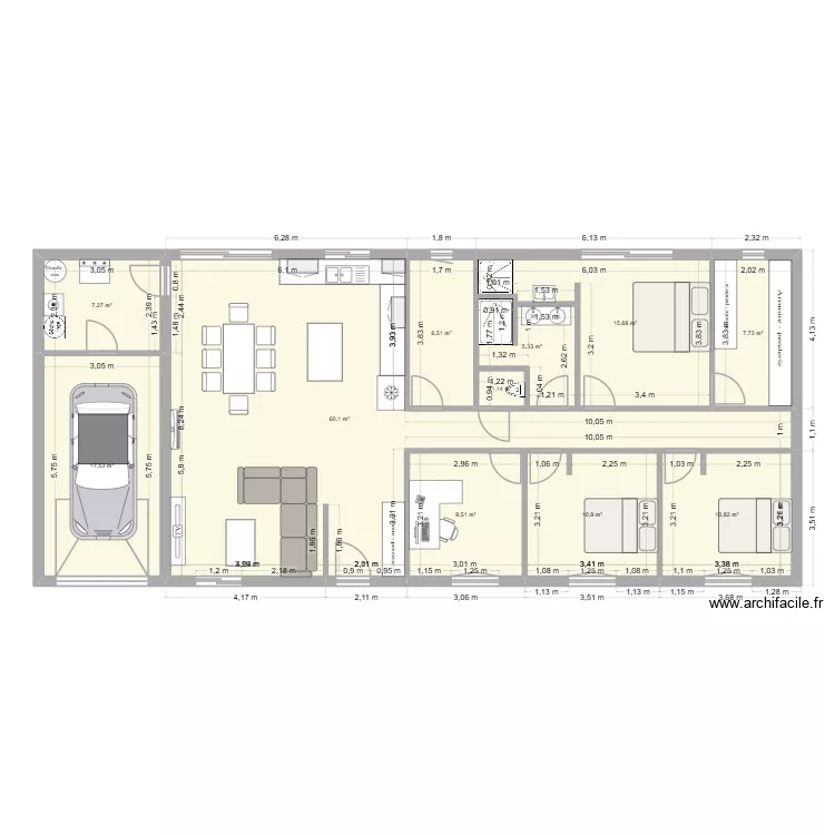 plan v1. Plan de 11 Pièces et 153 m² plan v1. Plan de 11 Pièces et 153 m²