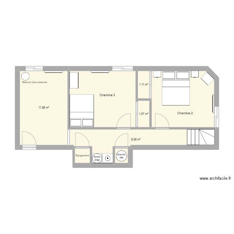 Chalet1. Plan de 0 pièce et 0 m2