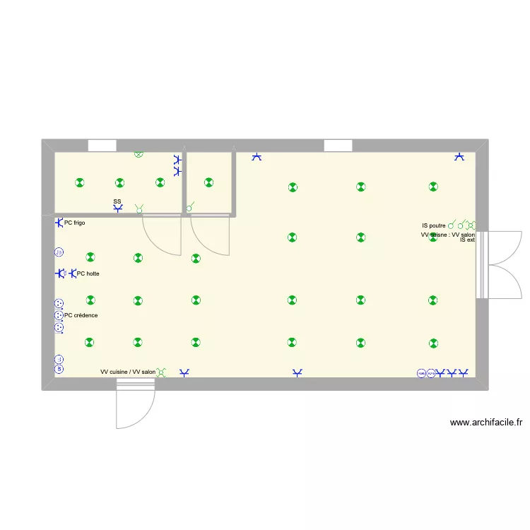 LONG Didier. Plan de 