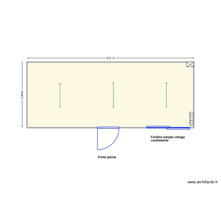 V481 ALGECO. Plan de 0 pièce et 0 m2 V481 ALGECO. Plan de 0 pièce et 0 m2