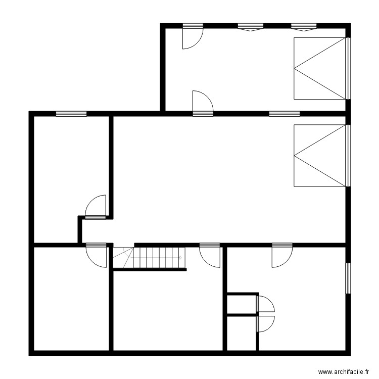 MOUGIN. Plan de 21 pièces et 305 m2