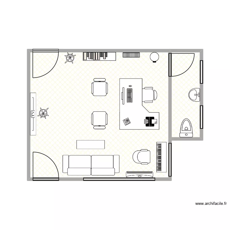 Bureau Remy. Plan de 