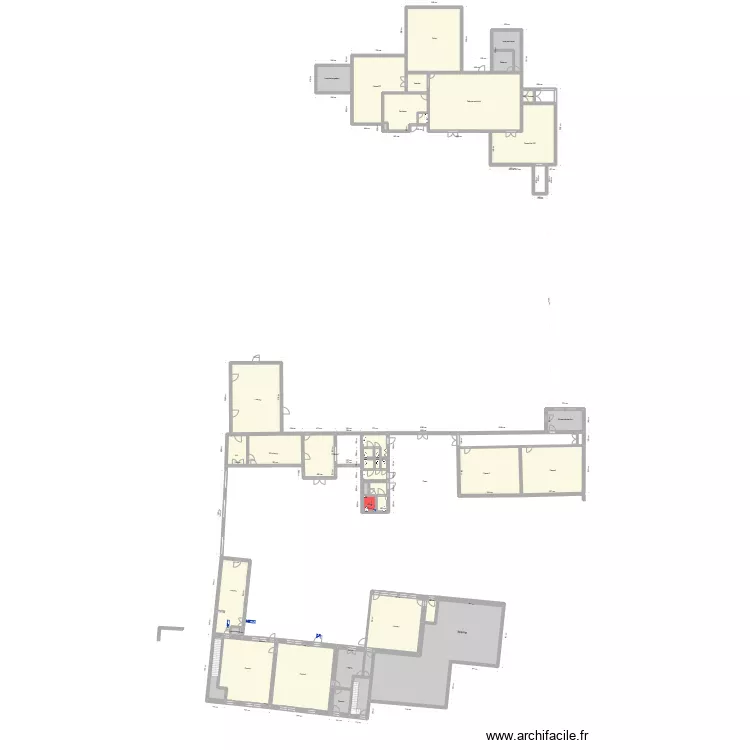 Ecole elementaire. Plan de 