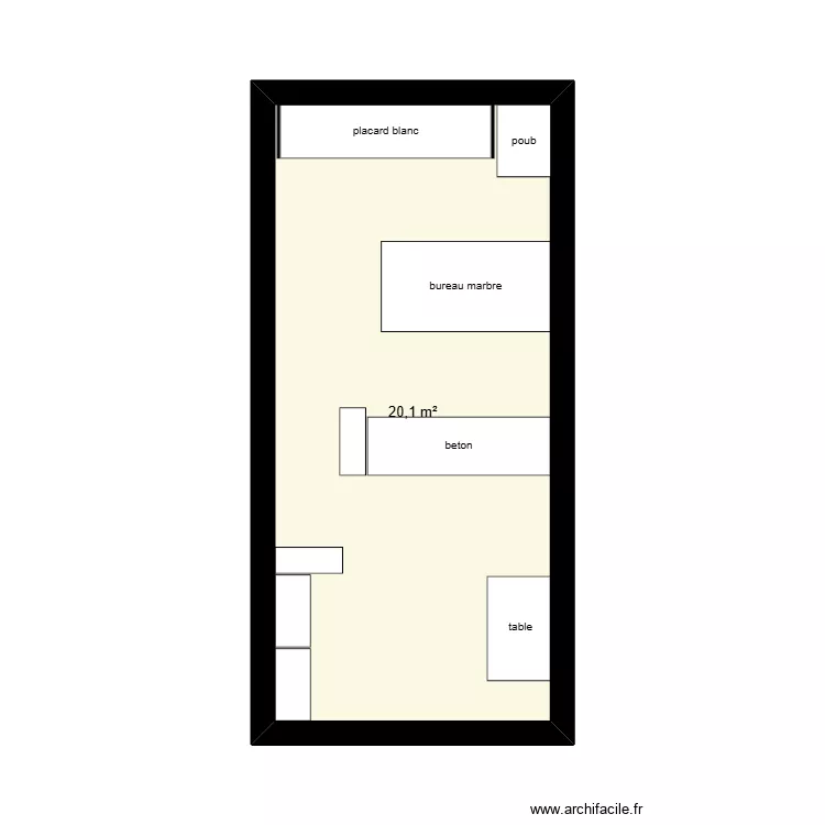 box. Plan de box. Plan de