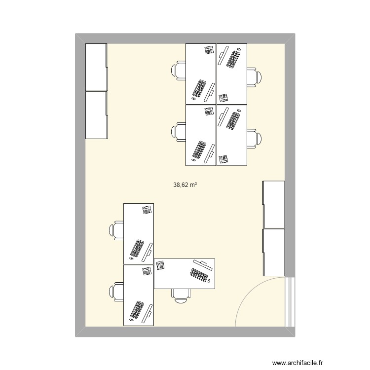 bureau1. Plan de 0 pièce et 0 m2