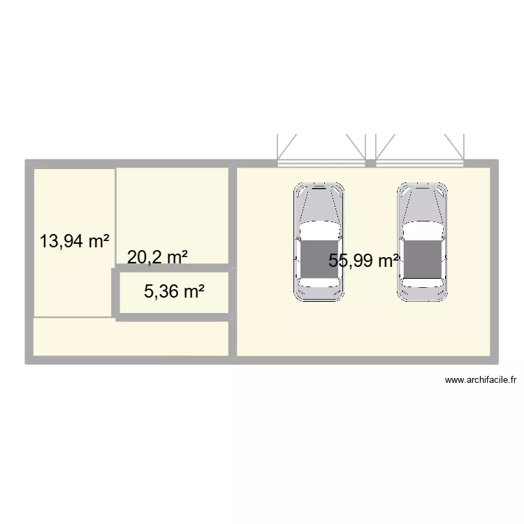 projet contruction neuve gages. Plan de 17  et 512 m²